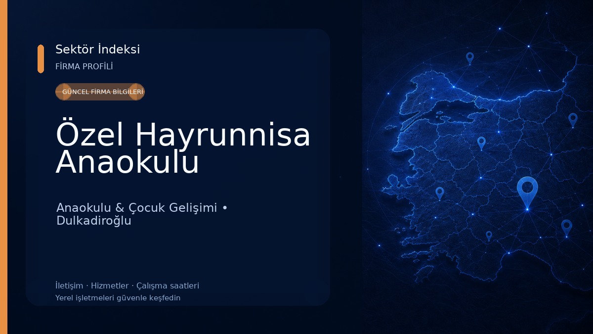 Özel Hayrunnisa Anaokulu Anaokulu & Çocuk Gelişimi