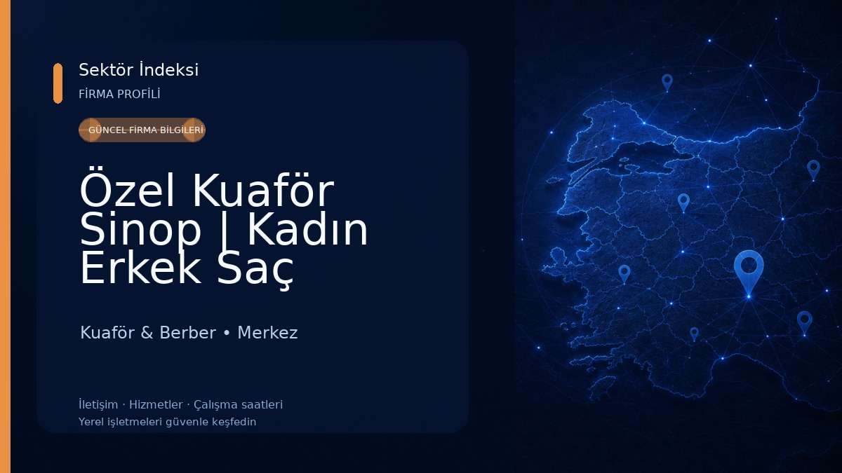 Özel Kuaför Sinop | Kadın Erkek Saç Kesimi, Berber ve Lazer Epilasyon Merkezi Kuaför & Berber
