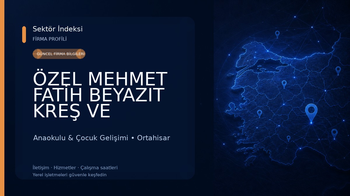 ÖZEL MEHMET FATİH BEYAZIT KREŞ VE GÜNDÜZ BAKIMEVİ Anaokulu & Çocuk Gelişimi