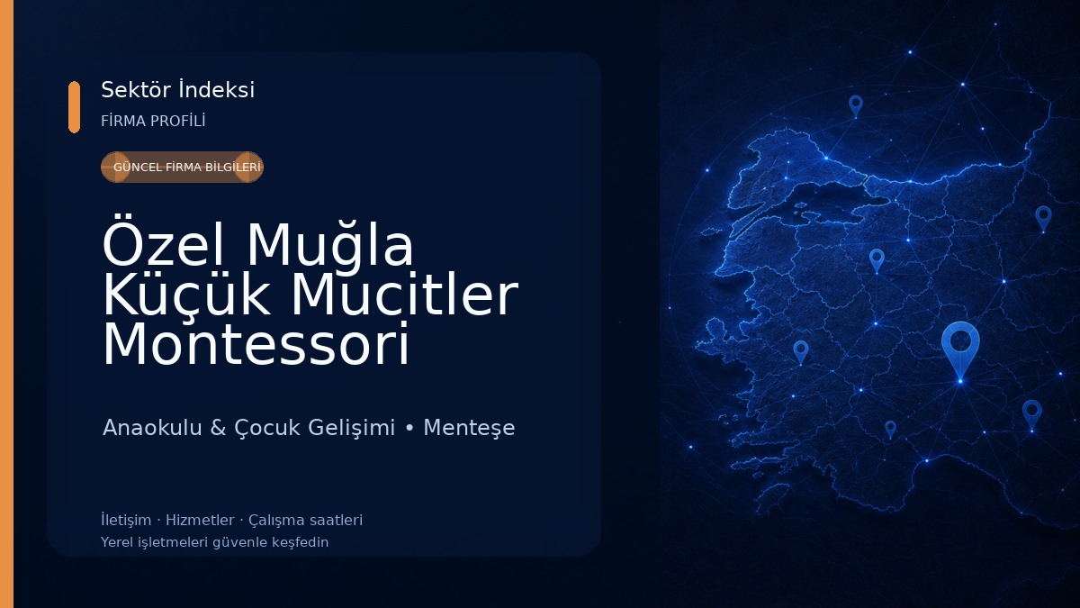 Özel Muğla Küçük Mucitler Montessori Anaokulu Anaokulu & Çocuk Gelişimi
