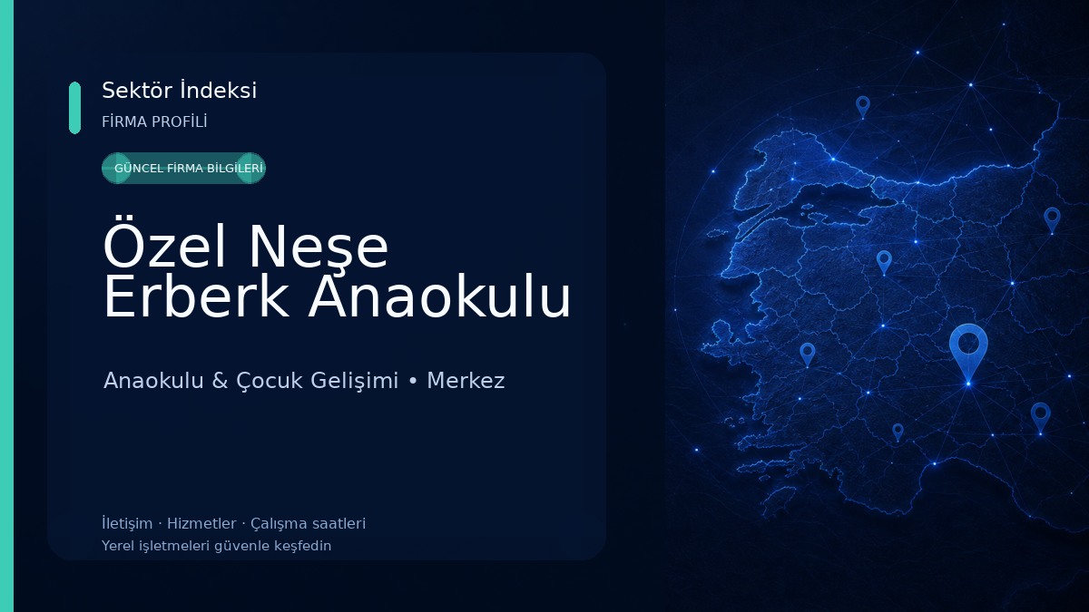 Özel Neşe Erberk Anaokulu Anaokulu & Çocuk Gelişimi