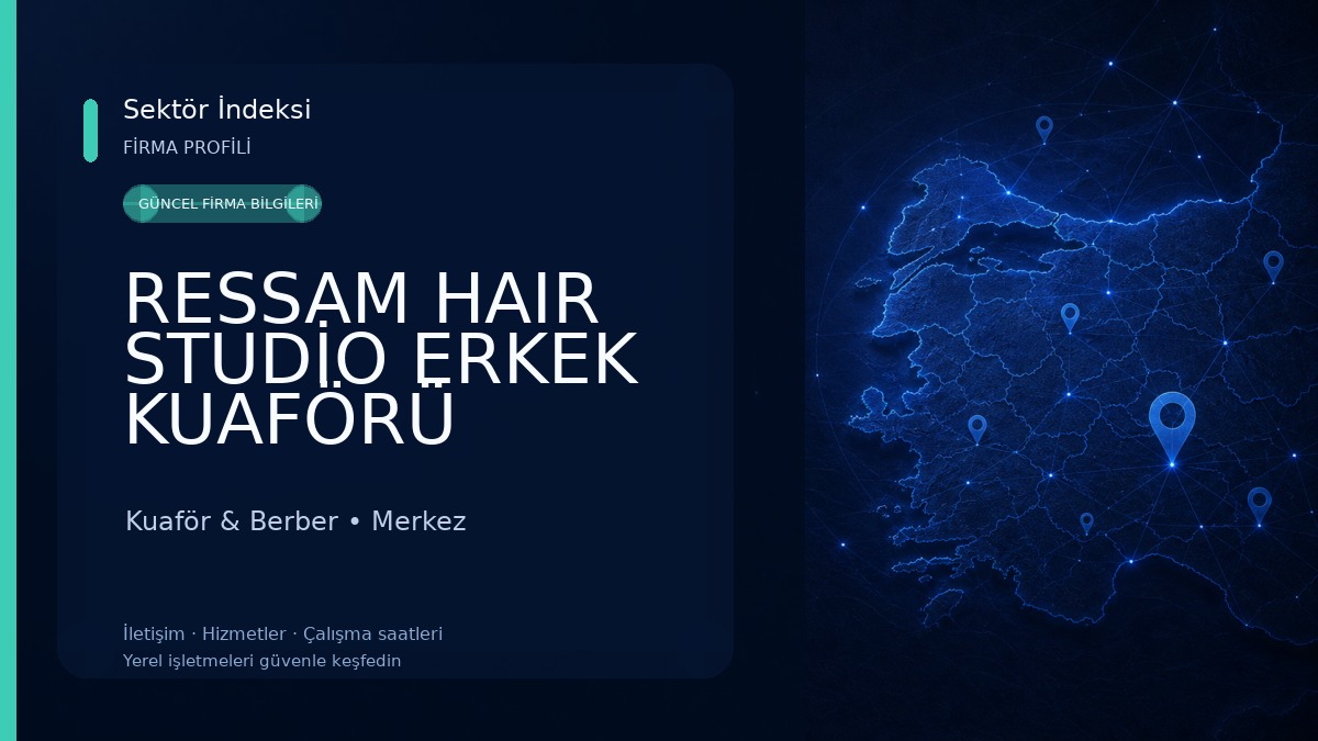 RESSAM HAIR STUDİO ERKEK KUAFÖRÜ Kuaför & Berber