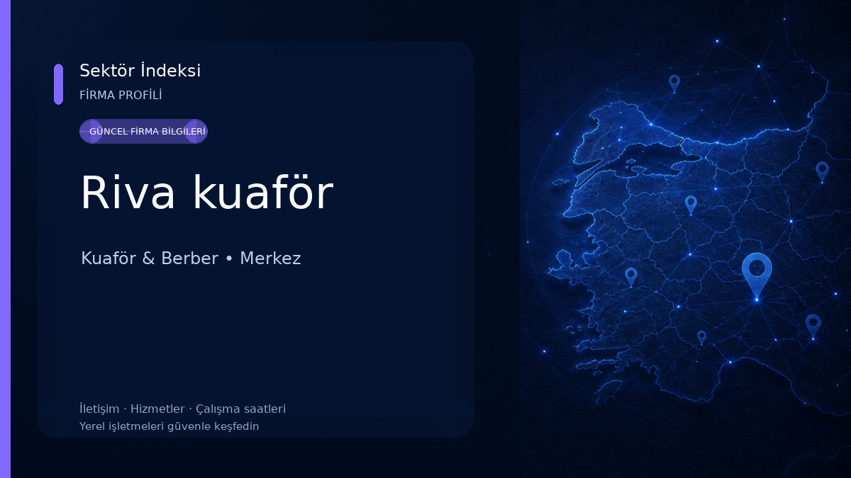 Riva kuaför Kuaför & Berber