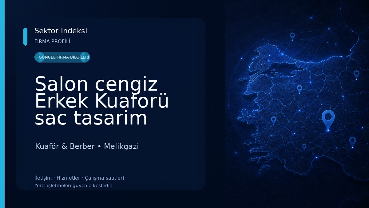 Salon cengiz Erkek Kuaforü sac tasarim merkezi Kuaför & Berber