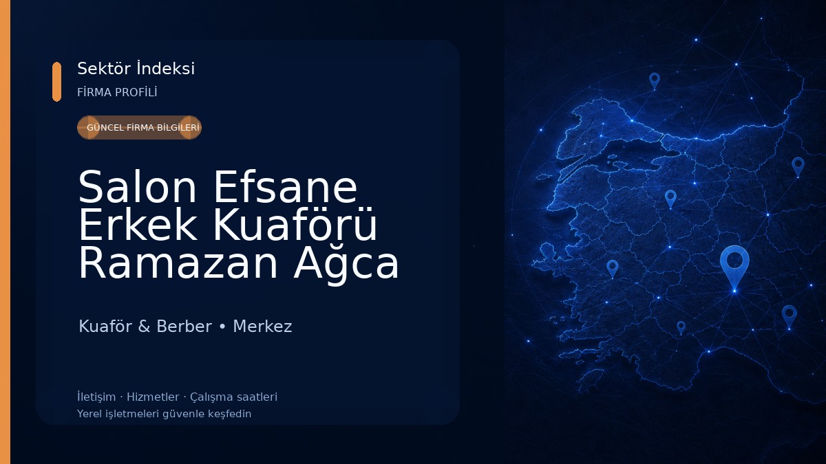 Salon Efsane Erkek Kuaförü Ramazan Ağca 