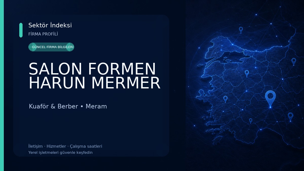 SALON FORMEN HARUN MERMER Kuaför & Berber