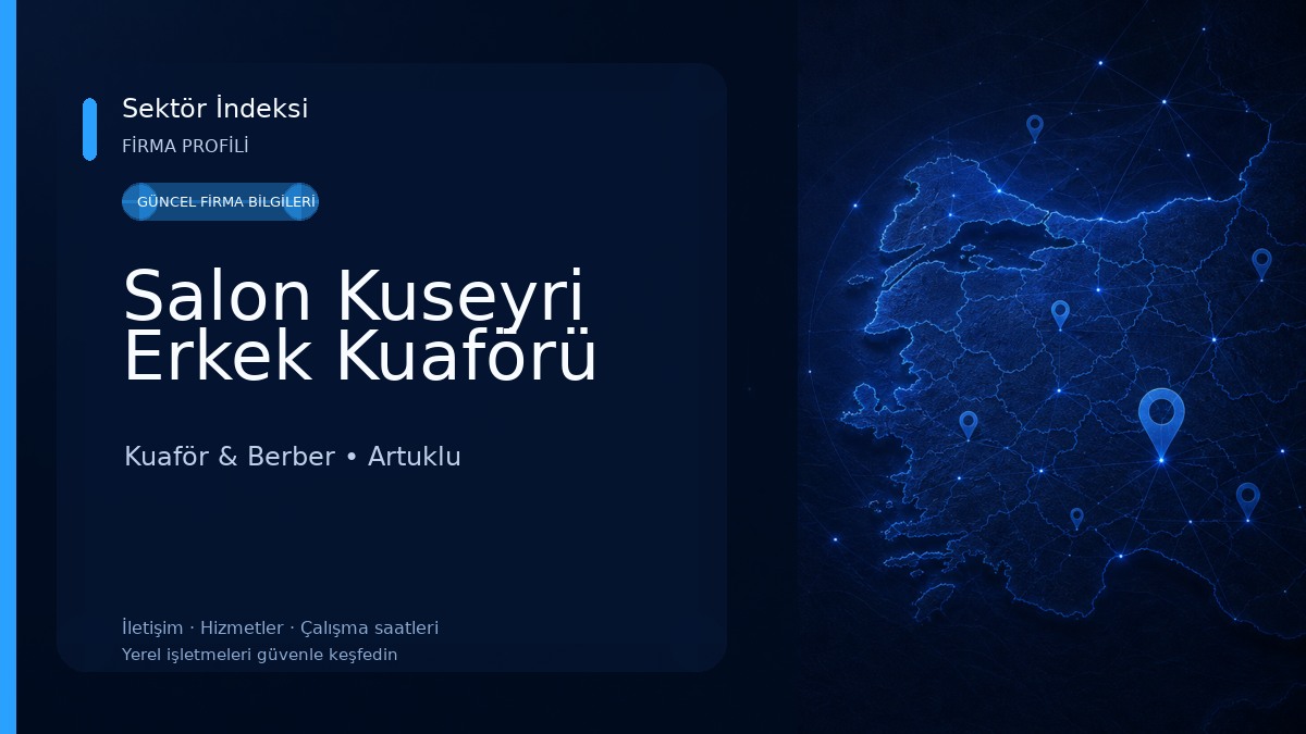 Salon Kuseyri Erkek Kuaförü