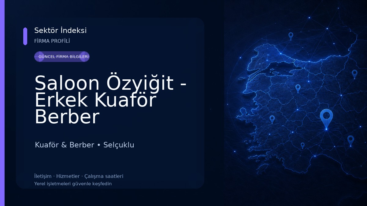 Saloon Özyiğit - Erkek Kuaför Berber