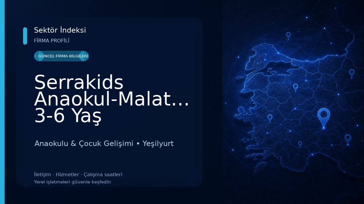 Serrakids Anaokul-Malatya 3-6 Yaş Anaokulu-Malatya Özel Anaokulu-İngilizce Eğitimi Anaokulu Anaokulu & Çocuk Gelişimi