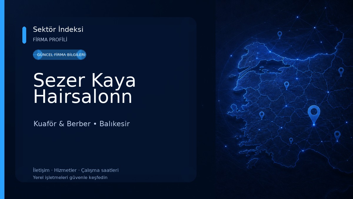 Sezer Kaya Hairsalonn Kuaför & Berber
