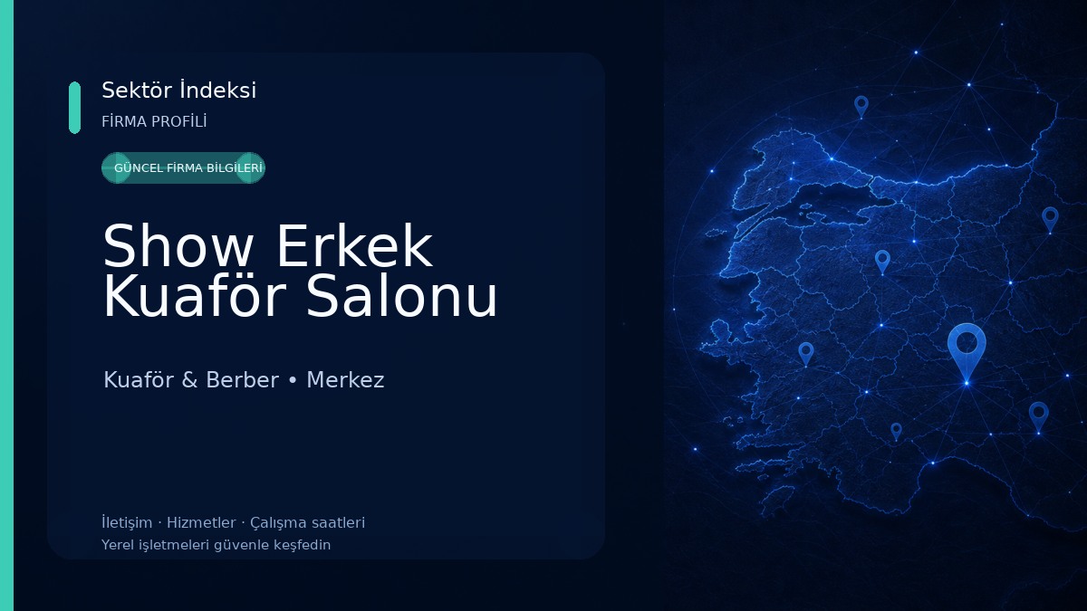 Show Erkek Kuaför Salonu Kuaför & Berber