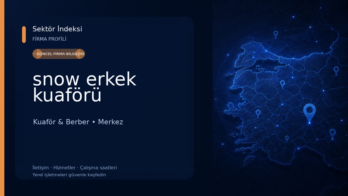 snow erkek kuaförü Kuaför & Berber