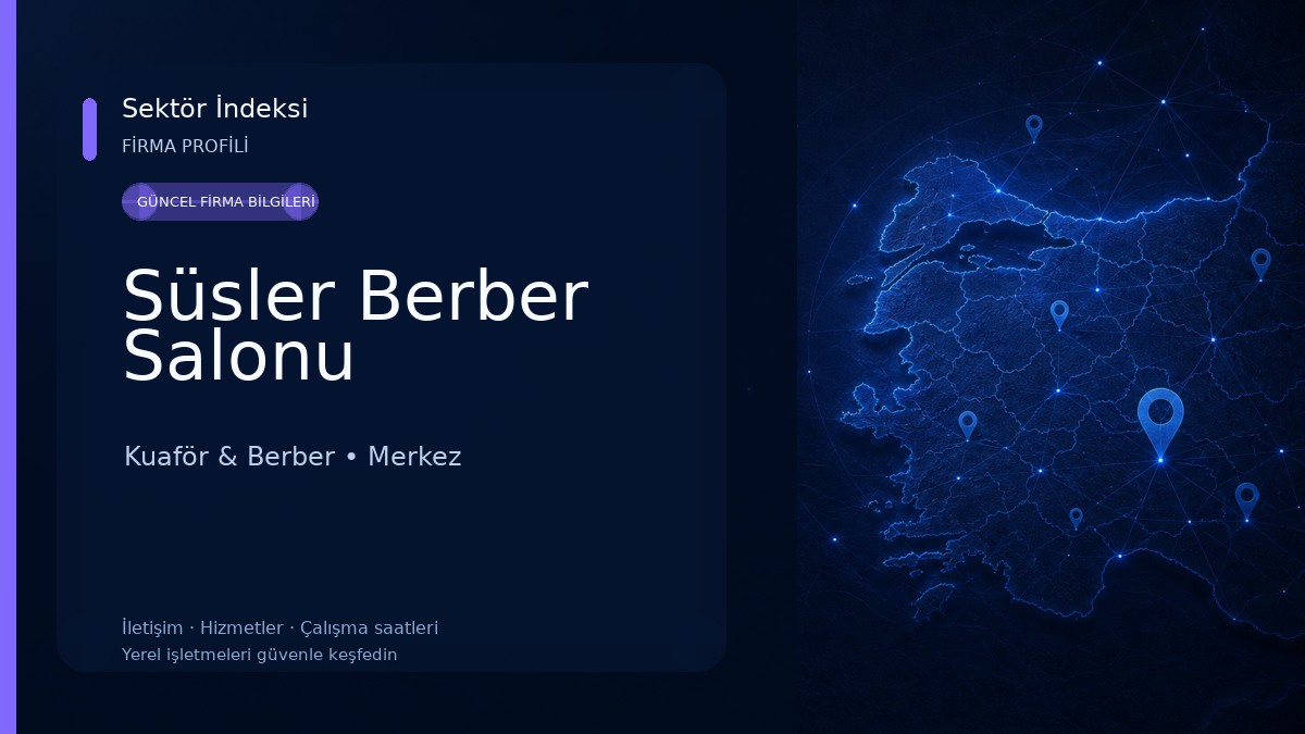 Süsler Berber Salonu 