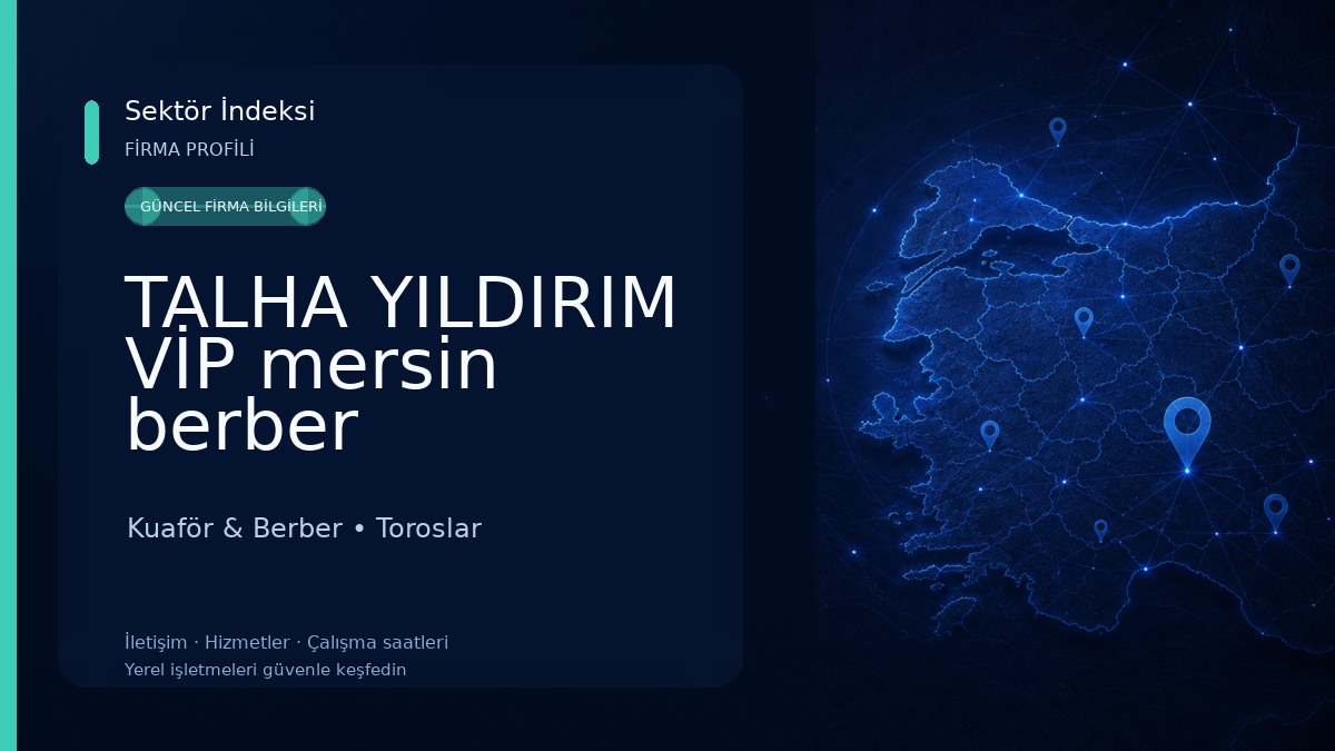 TALHA YILDIRIM VİP mersin berber
