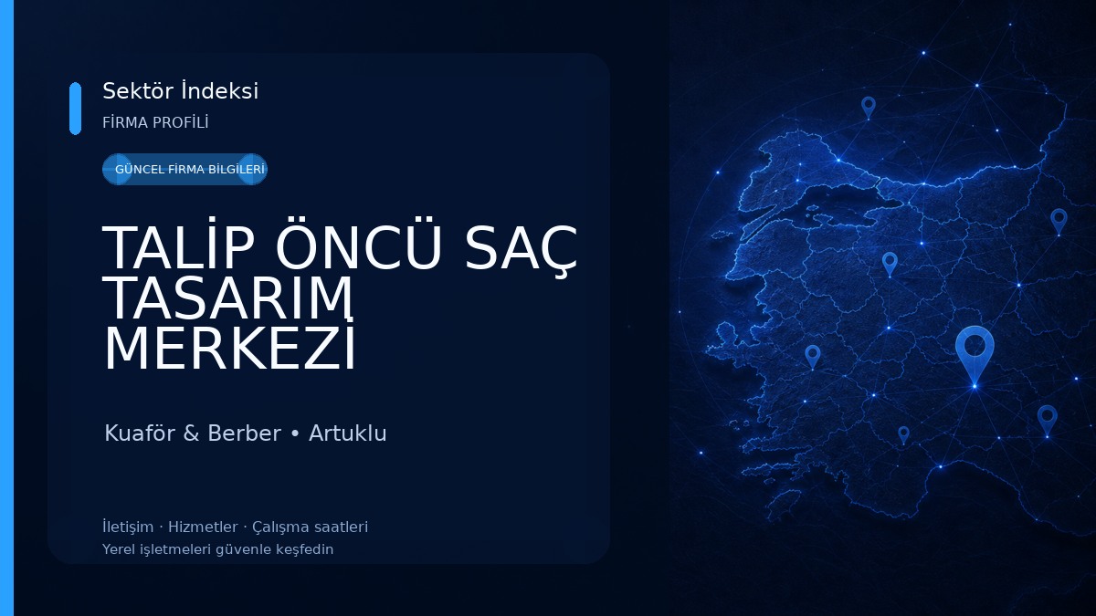TALİP ÖNCÜ SAÇ TASARIM MERKEZİ Kuaför & Berber