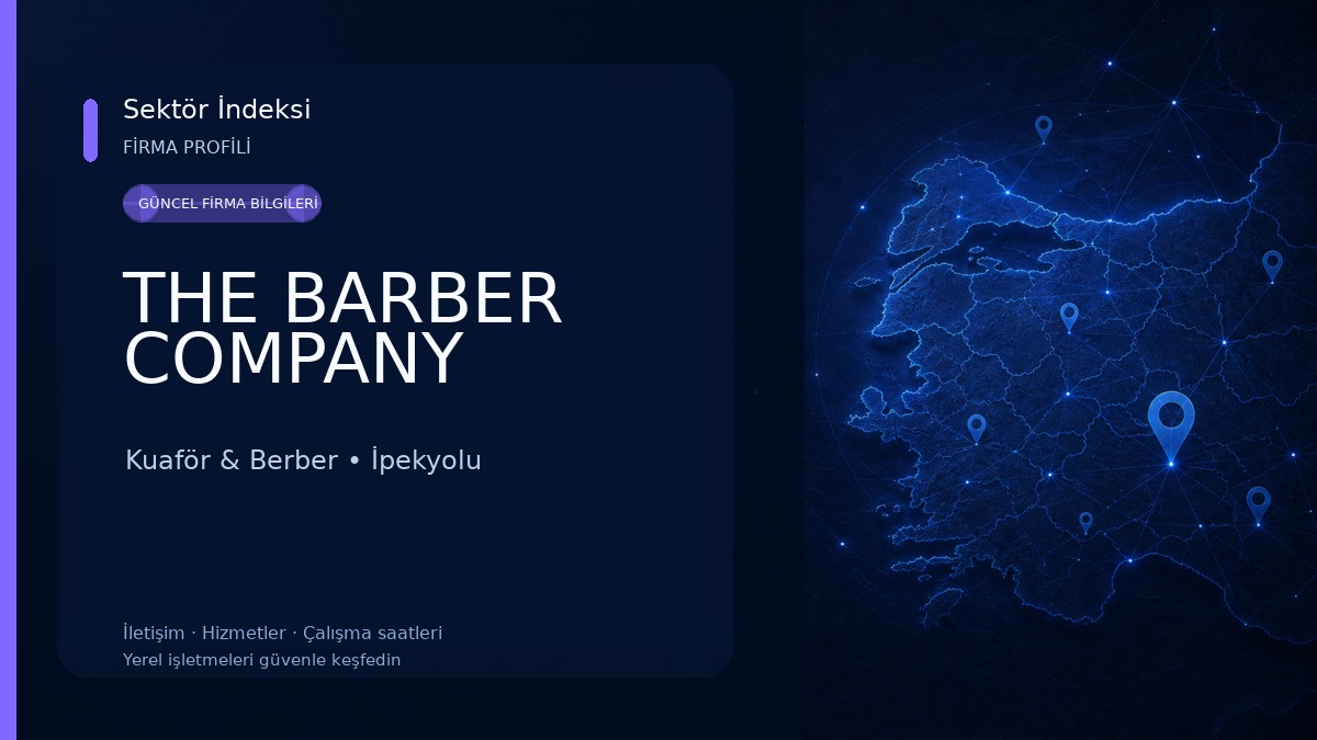 THE BARBER COMPANY Kuaför & Berber