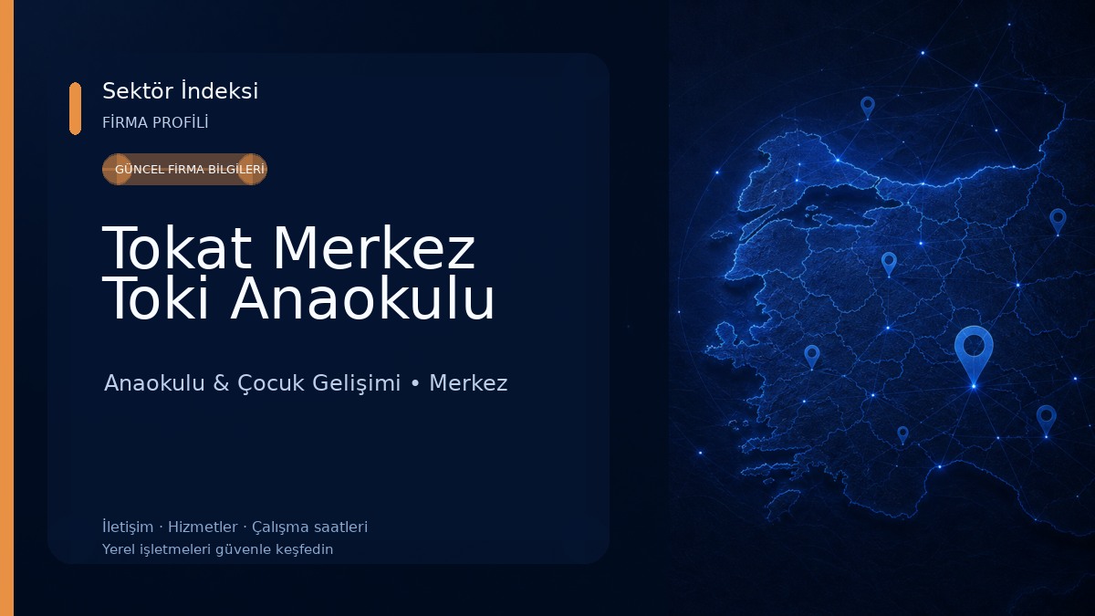 Tokat Merkez Toki Anaokulu
