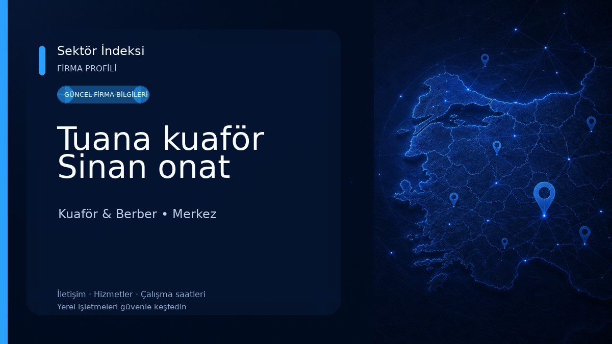Tuana kuaför Sinan onat 