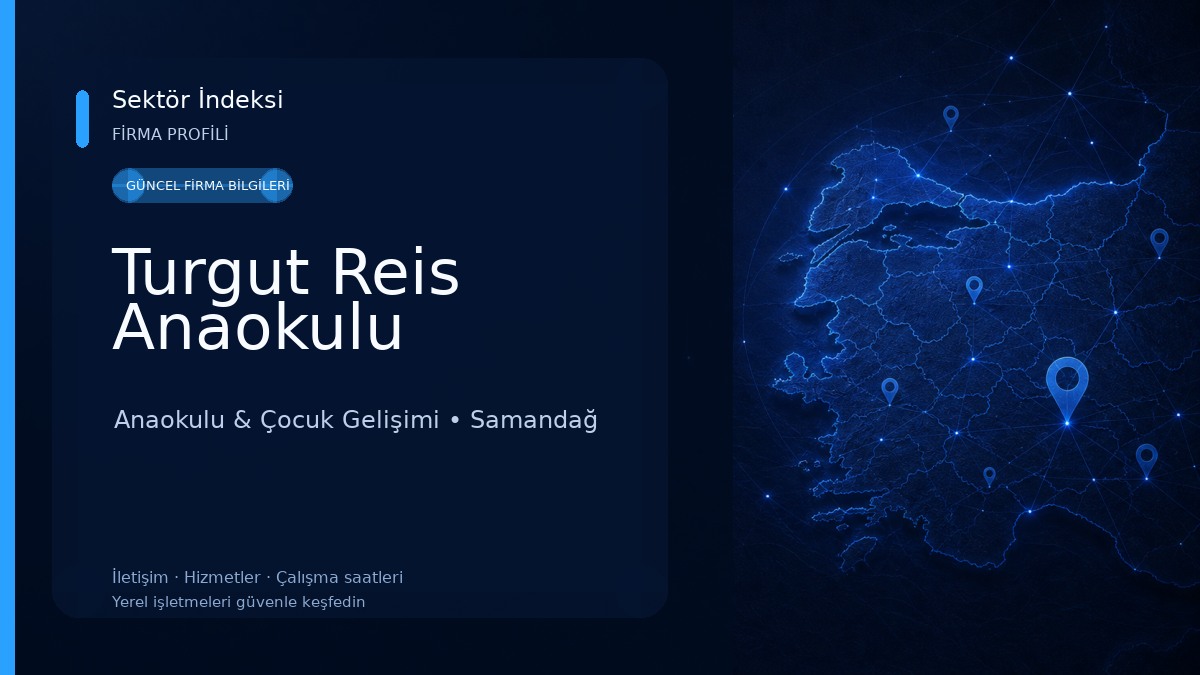 Turgut Reis Anaokulu Anaokulu & Çocuk Gelişimi