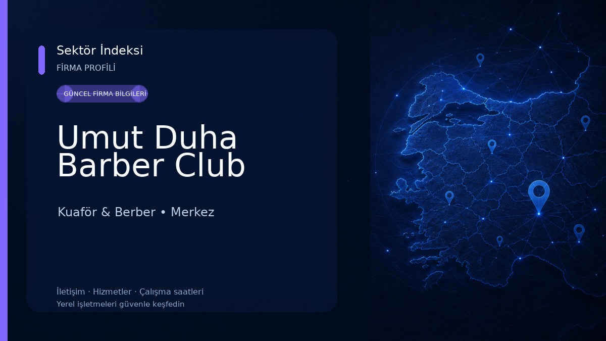 Umut Duha Barber Club Kuaför & Berber