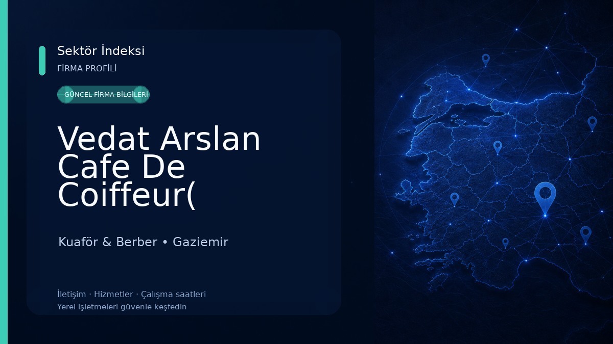 Vedat Arslan Cafe De Coiffeur( Berber/Kuaför/Cafe ) Kuaför & Berber