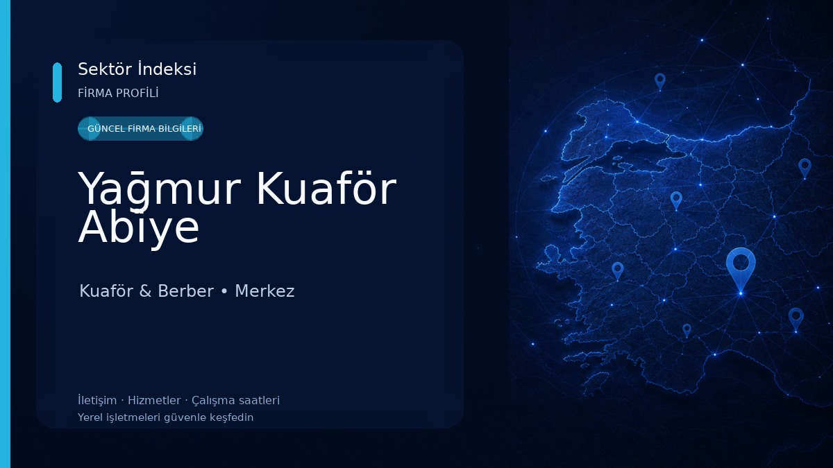Yaḡmur Kuaför Abi̇ye