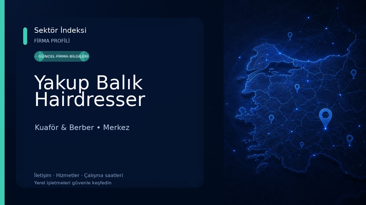 Yakup Balık Hairdresser