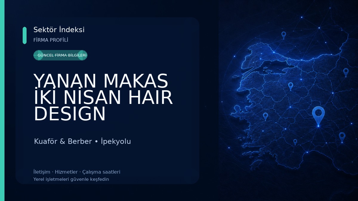 YANAN MAKAS İKİ NİSAN HAIR DESIGN Kuaför & Berber