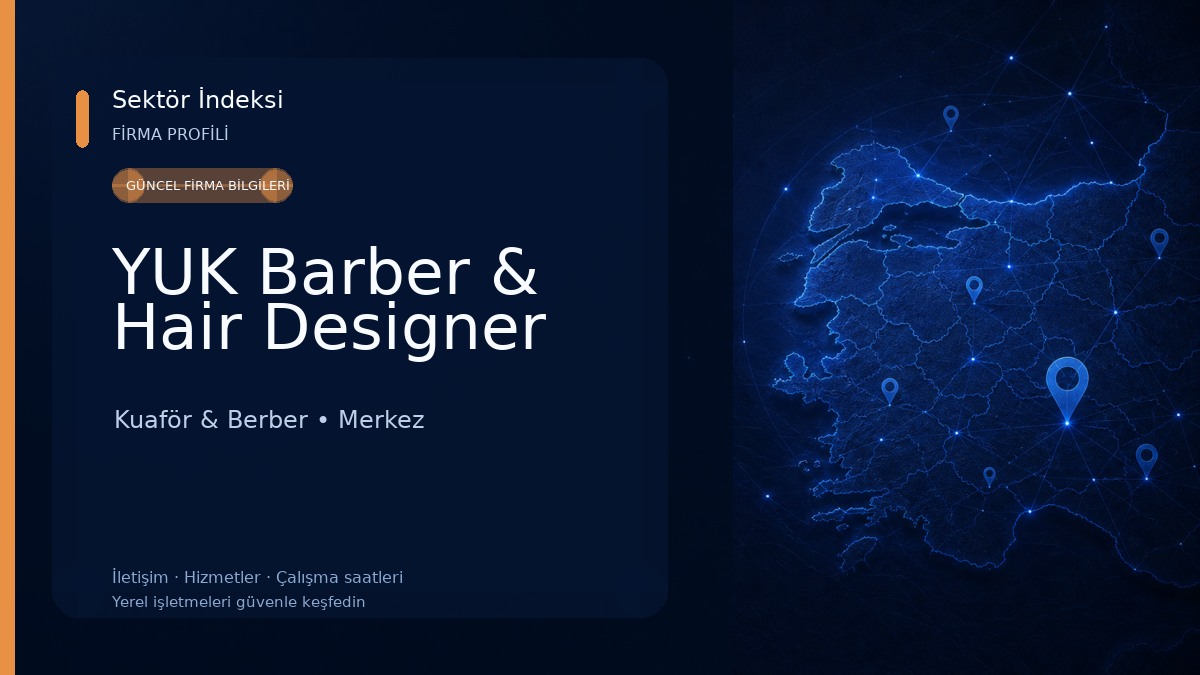 YUK Barber & Hair Designer Kuaför & Berber