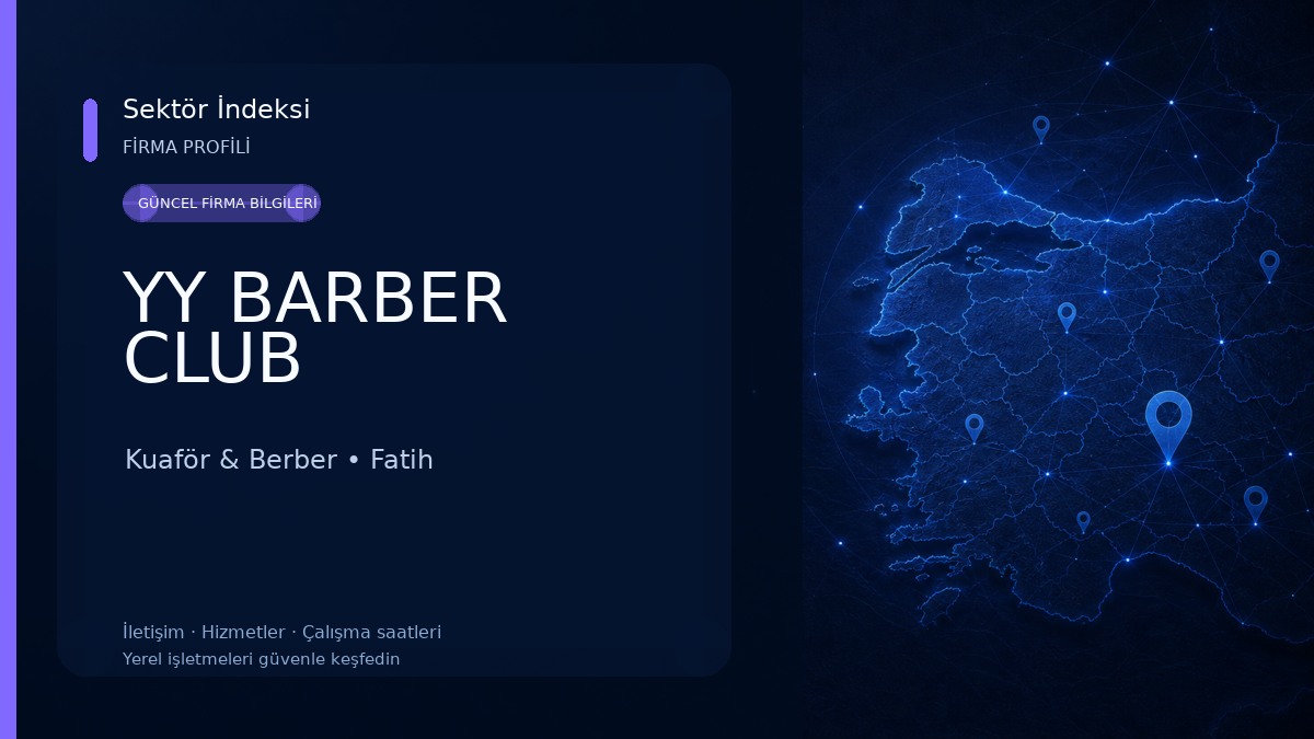 YY BARBER CLUB Kuaför & Berber