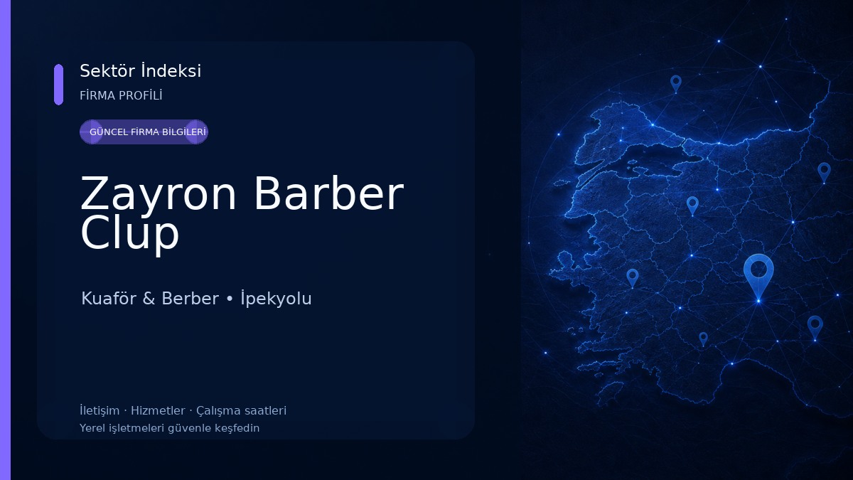 Zayron Barber Clup Kuaför & Berber